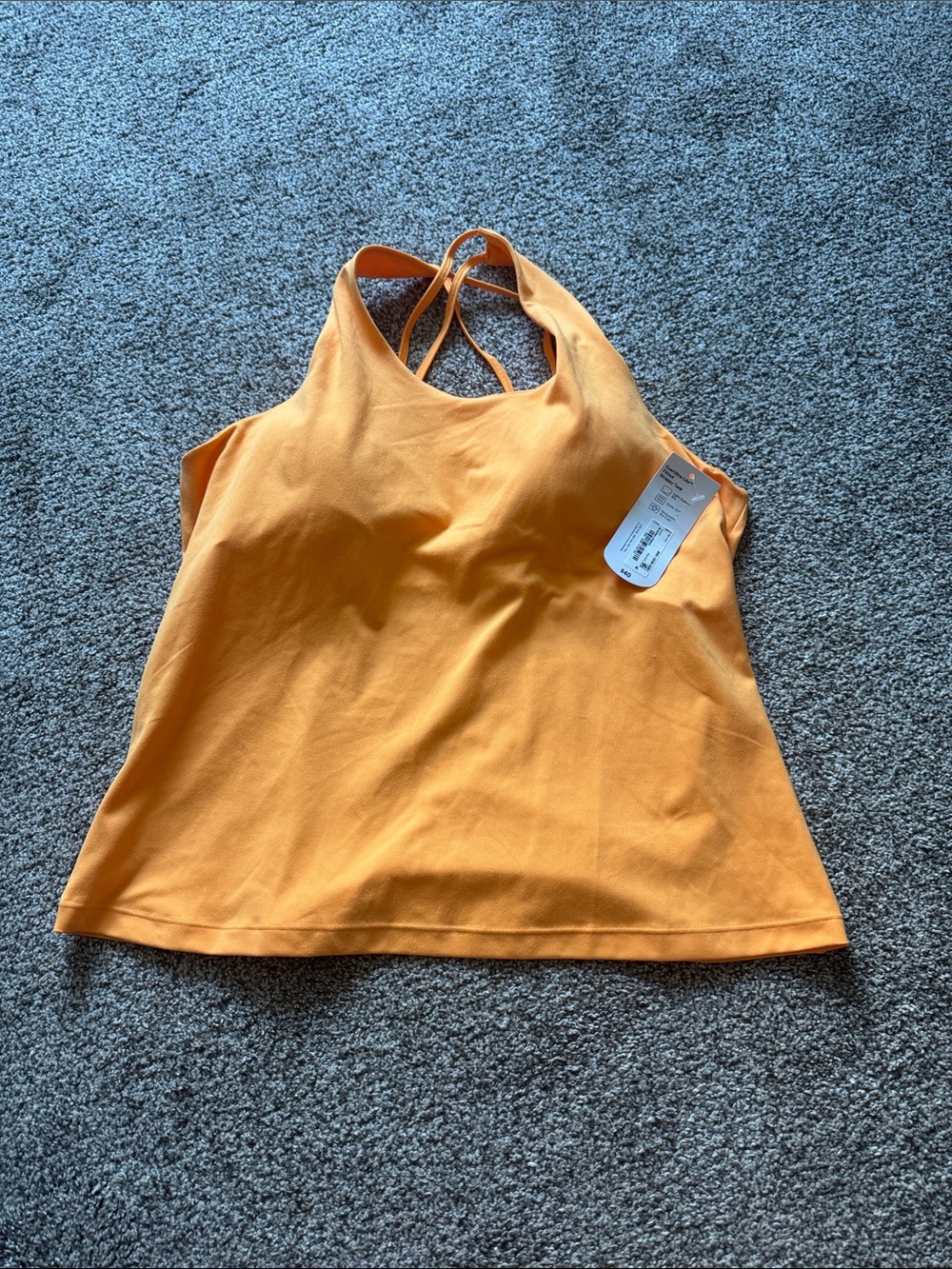 Xersion Orange Strappy Racerback Tank